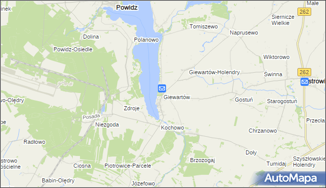 mapa Giewartów, Giewartów na mapie Targeo