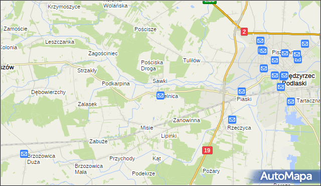 mapa Jelnica, Jelnica na mapie Targeo