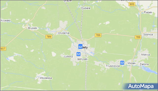 mapa Kalety powiat tarnogórski, Kalety powiat tarnogórski na mapie Targeo