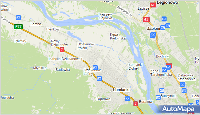 mapa Kiełpin Poduchowny, Kiełpin Poduchowny na mapie Targeo