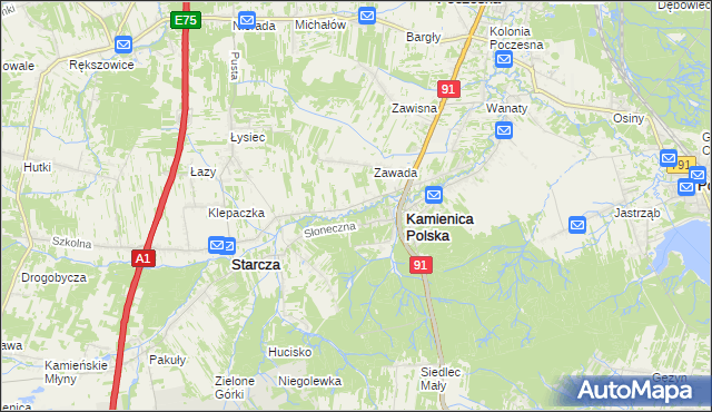 mapa Kolonia Klepaczka, Kolonia Klepaczka na mapie Targeo