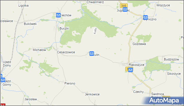 mapa Kulin, Kulin na mapie Targeo