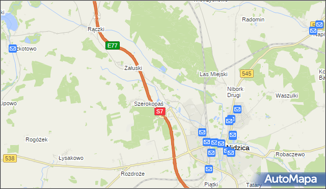 mapa Litwinki gmina Nidzica, Litwinki gmina Nidzica na mapie Targeo
