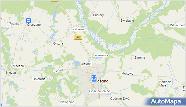 mapa Lubkowice, Lubkowice na mapie Targeo