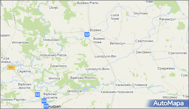 mapa Łukoszyno-Biki, Łukoszyno-Biki na mapie Targeo