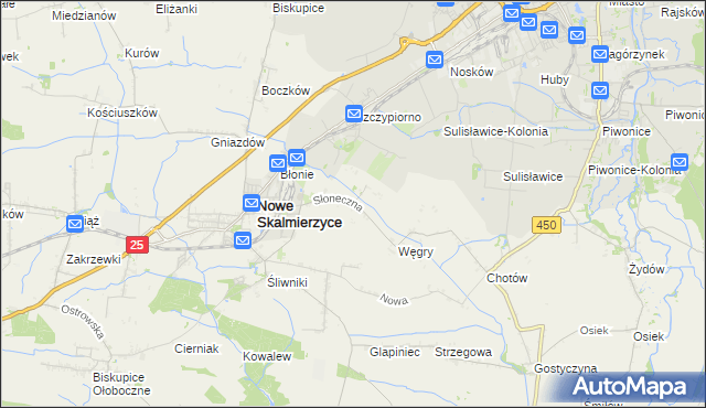 mapa Mączniki gmina Nowe Skalmierzyce, Mączniki gmina Nowe Skalmierzyce na mapie Targeo