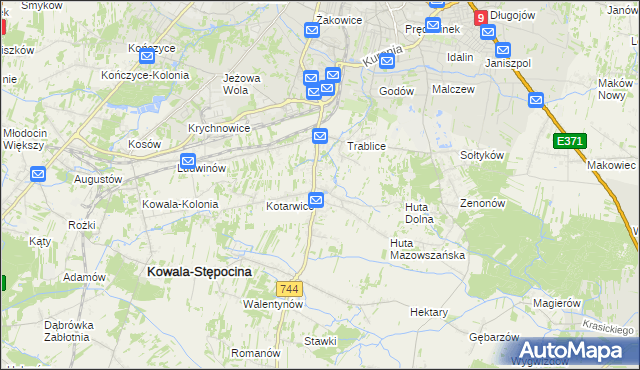 mapa Mazowszany, Mazowszany na mapie Targeo