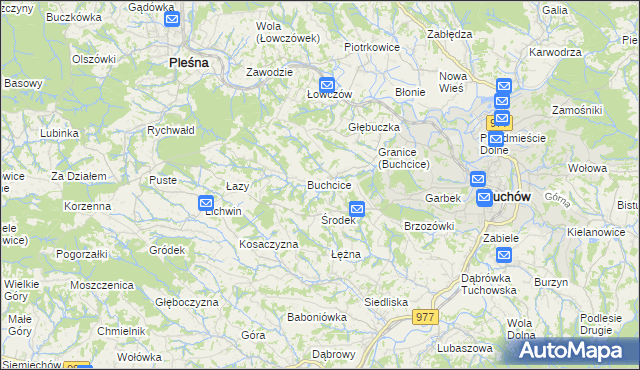 mapa Meszna Opacka, Meszna Opacka na mapie Targeo