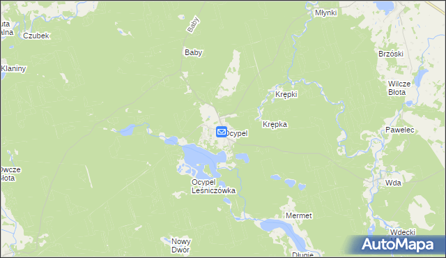 mapa Ocypel, Ocypel na mapie Targeo