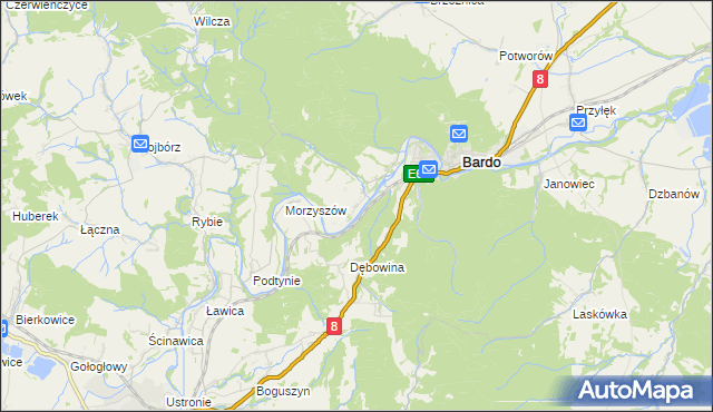 mapa Opolnica, Opolnica na mapie Targeo