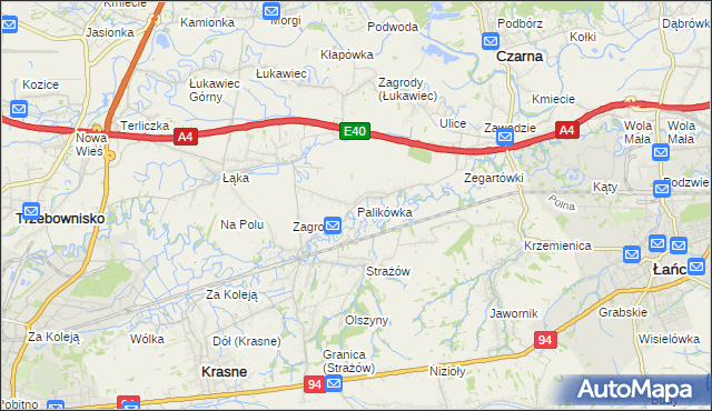 mapa Palikówka, Palikówka na mapie Targeo