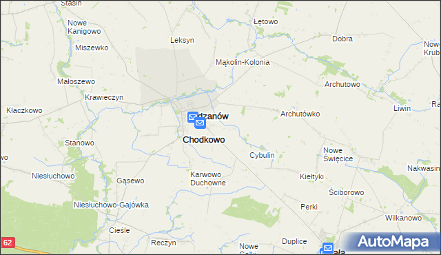 mapa Parkoczewo, Parkoczewo na mapie Targeo