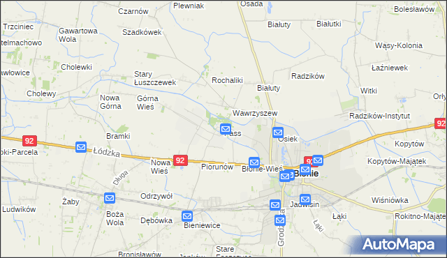 mapa Pass, Pass na mapie Targeo