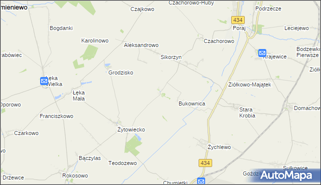 mapa Pijanowice, Pijanowice na mapie Targeo