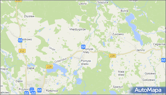 mapa Pomysk Mały, Pomysk Mały na mapie Targeo