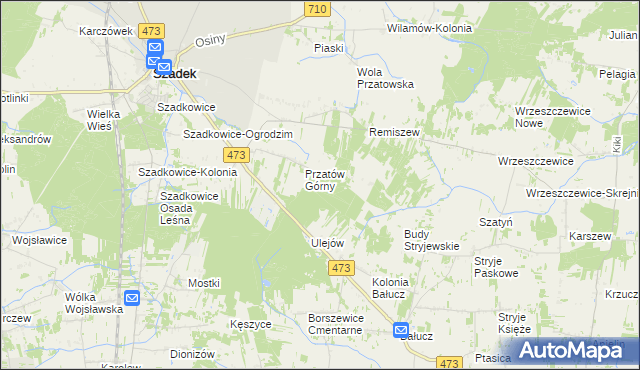mapa Przatówek, Przatówek na mapie Targeo
