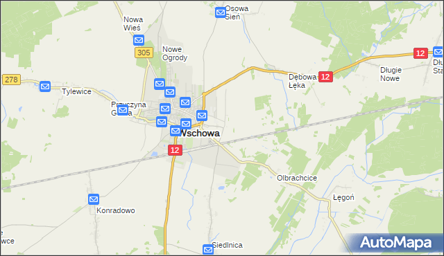 mapa Przyczyna Dolna, Przyczyna Dolna na mapie Targeo