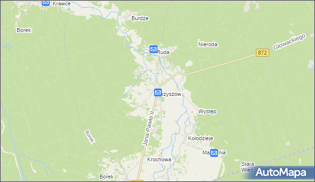 mapa Przyszów, Przyszów na mapie Targeo