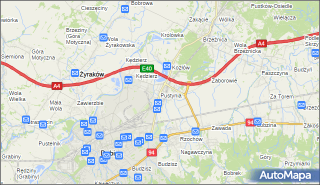 mapa Pustynia, Pustynia na mapie Targeo