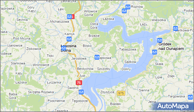 mapa Rąbkowa, Rąbkowa na mapie Targeo