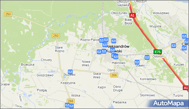 mapa Rudunki gmina Aleksandrów Kujawski, Rudunki gmina Aleksandrów Kujawski na mapie Targeo