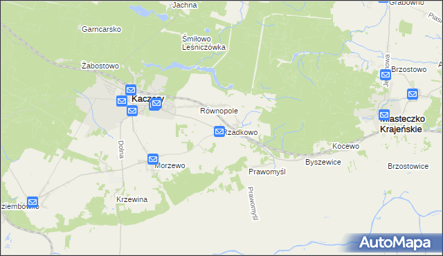 mapa Rzadkowo, Rzadkowo na mapie Targeo