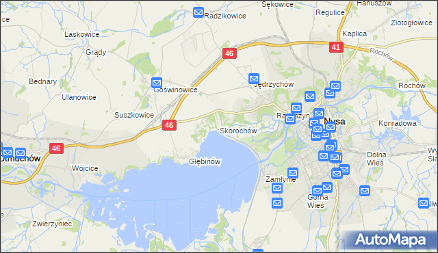 mapa Skorochów, Skorochów na mapie Targeo