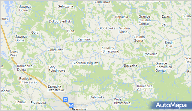 mapa Smarżowa, Smarżowa na mapie Targeo