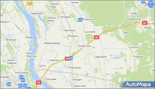 mapa Sobiekursk, Sobiekursk na mapie Targeo