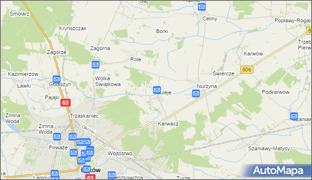 mapa Suleje, Suleje na mapie Targeo