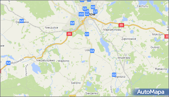 mapa Udorpie, Udorpie na mapie Targeo