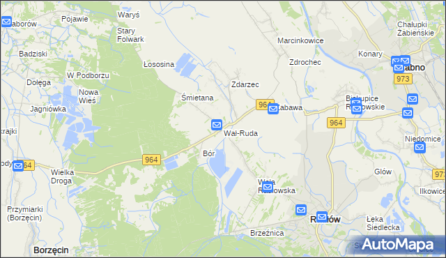 mapa Wał-Ruda, Wał-Ruda na mapie Targeo