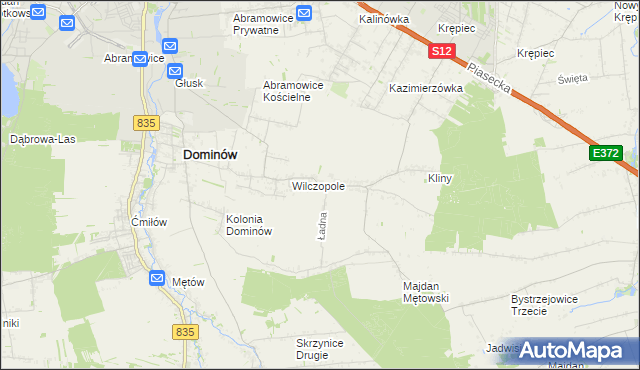 mapa Wilczopole-Kolonia, Wilczopole-Kolonia na mapie Targeo