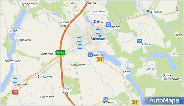 mapa Witobel, Witobel na mapie Targeo