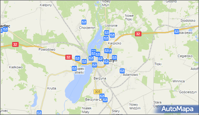 mapa Wolsztyn, Wolsztyn na mapie Targeo