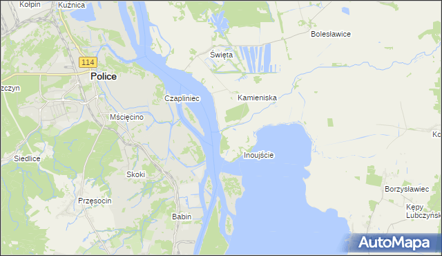 mapa Kolonia Kamieniska, Kolonia Kamieniska na mapie Targeo