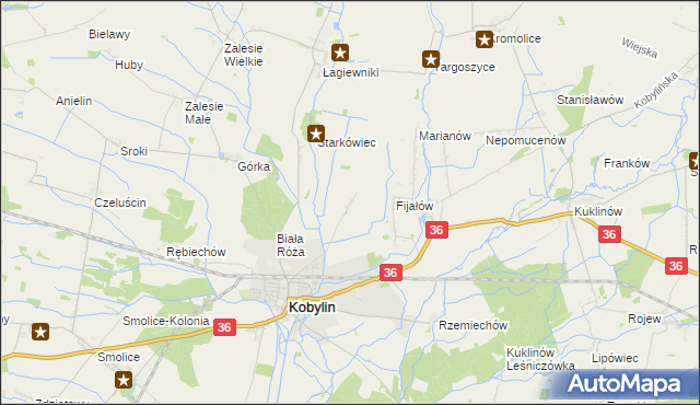 mapa Berdychów, Berdychów na mapie Targeo