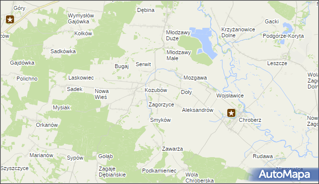 mapa Byczów, Byczów na mapie Targeo