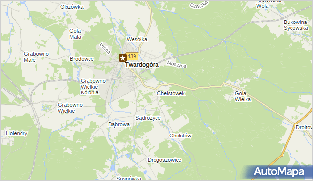 mapa Chełstówek, Chełstówek na mapie Targeo