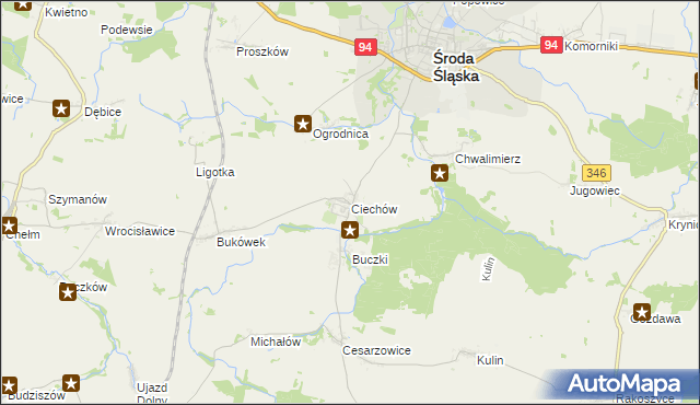 mapa Ciechów, Ciechów na mapie Targeo