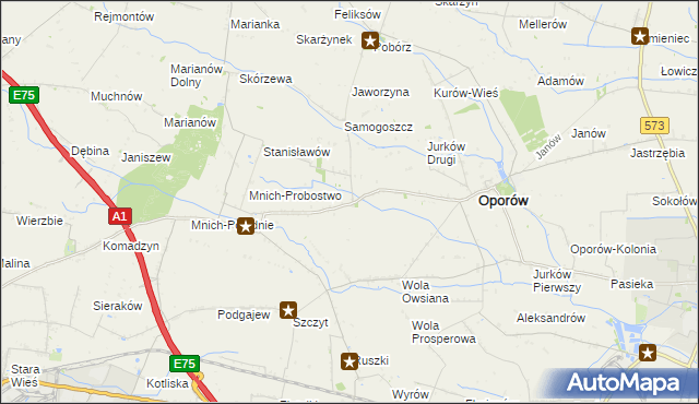 mapa Golędzkie, Golędzkie na mapie Targeo