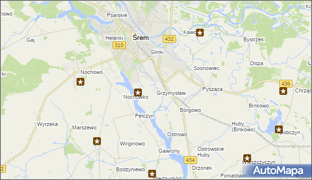 mapa Grzymysław, Grzymysław na mapie Targeo