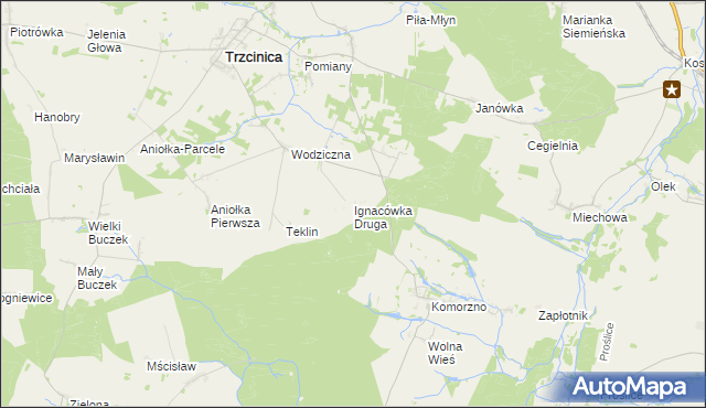 mapa Ignacówka Druga, Ignacówka Druga na mapie Targeo