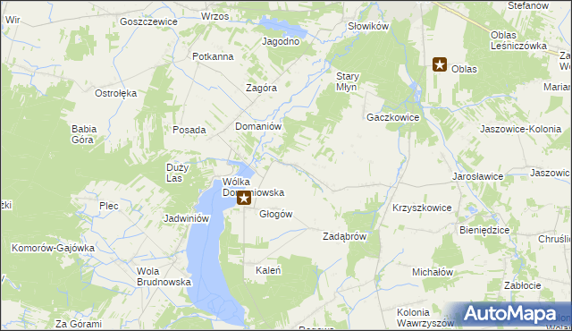 mapa Młódnice, Młódnice na mapie Targeo