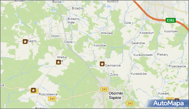 mapa Morzęcin Wielki, Morzęcin Wielki na mapie Targeo