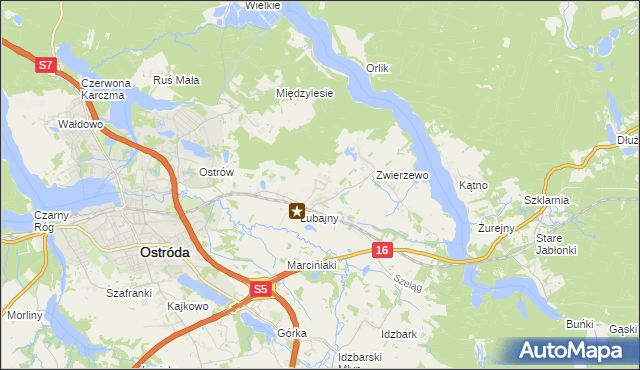 mapa Nowe Siedlisko, Nowe Siedlisko na mapie Targeo