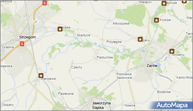 mapa Pastuchów, Pastuchów na mapie Targeo