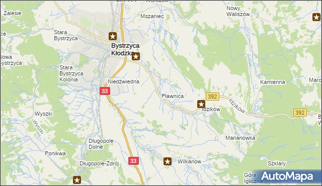 mapa Pławnica, Pławnica na mapie Targeo