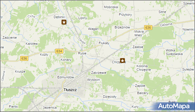 mapa Postoliska, Postoliska na mapie Targeo