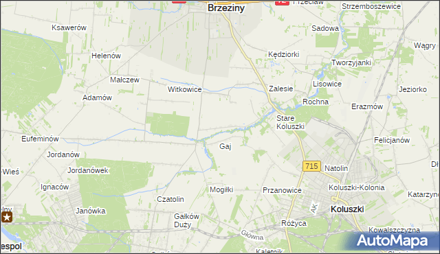 mapa Przanówka, Przanówka na mapie Targeo